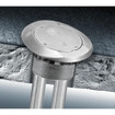 Hubbell SystemOne Sub-Plate Furniture Feed Carpet Cover/Flange Aluminum - S1SPFFAL