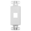Hubbell NS611W 1-Port Wallplate