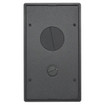 Hubbell 24GTFFCVRBK Furniture Feed Cover