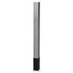 Hubbell Aluminum Service Pole 3 Service 15ft. 2in. Blank Pole Divider 4 Decorator Device Knockouts Gray **Drop Ship Only**