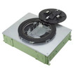 Hubbell CFB4G30RCRE 4-Gang Concrete Floorbox