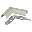 Hubbell Metal Raceway HBL500 Series Flat Elbow 90 Degree Ivory - HBL511IV