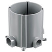 Hubbell Round PVC Floor Box Single or Multi-Service Concrete - PFB1