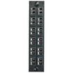 Hubbell FSPNLCDS12BK 24P LC Duplex Panel