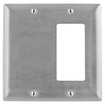 Hubbell SS1426 Blank/GFCI Plate - 2-Gang
