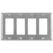 Hubbell SS264 4-Gang GFCI Plate