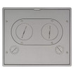 Hubbell 610GTFFCVRNK Rectangular Flush Cover