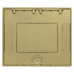 Hubbell 610GTCVRBRSC 6/10G Tile Cover