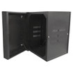 Hubbell QuadCab Wall Mount Cabinet 24in. H x 20in. D Solid Door Black **Drop Ship Only** - HSQ24S