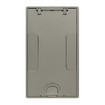 Hubbell 24GTCVRNK Flush Nickel Cover