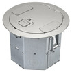 Hubbell RAFB4NKL 4-Gang Recessed Round Floorbox