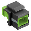 Hubbell SFFSCSGNBK SC Simplex Connector