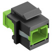 Hubbell SFFSCSGNBK SC Simplex Connector
