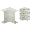 Hubbell BaseTrak (PB3) Internal Elbow (Base & Cover) Office White - PB3IEBCA