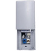 Hubbell Secure-IT Face Plate Weatherproof 1 Gang 4 Port Gray