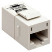 Hubbell Snap-Fit Inline Coupler Cat6 Slim White - SFC6W