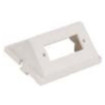 AV Unloaded Module  SC Angled  1 Duplex  1.5 Unit  Office White