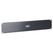 Hubbell Filler Panel 3.5in. H/2U Black - MCCBP350