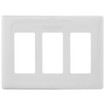 Hubbell NPS263W 3-Gang Wallplate