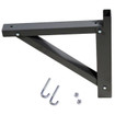 Hubbell NextFrame Ladder Rack Triangle Wall Support 24in. Black - HLTSB24B