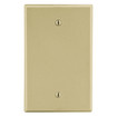 Hubbell Wallplate M-Size 1-Gang Box Mount Blank Ivory - PJ13