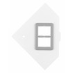Hubbell Sub-Plate for RAFB Boxes Ortronics Bezel - RAFB4SPOR