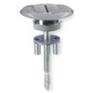 SystemOne Fire-Rated Poke-Through  One-Piece  4x4 Aluminum