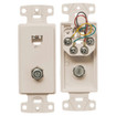 Hubbell NS783LA F Connector Jack Screw Terminal