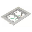 Hubbell SA3084W 2-Gang Rectangular Floor Box