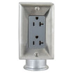 Hubbell SA6686G Grounded 2-Gang Pedestal