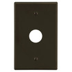 Hubbell P737 1-Gang Wallplate - Brown
