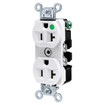 Hubbell Wallplate 2-Gang 2) Toggle Ivory - P2I