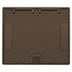 Hubbell 610GTCVRBRZ Flush Cover - Bronze