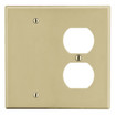 Hubbell P138I 2-Gang Wallplate - Blank