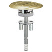 Hubbell SystemOne Fire-Rated Poke-Through One-Piece 4x4 Brass - S1PT4X4BRS