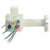 WallTrak (PW2) Two-Channel  Non-Metallic Raceway  Latching  7ft.  Office White