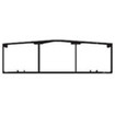 BaseTrak (PB3) 3 Channel  Non-Metallic Raceway  Non-Latching  5ft.  Office White