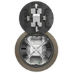 Hubbell Round Box 4-Gang Bronze - RAFB4BRZ