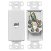 Hubbell NS771W Voice/Data Jack - Screw Terminations