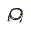 Honeywell CBL-220-500-S00 black USB connection cable close-up detail