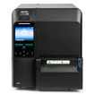 SATO CL4NX Plus 609dpi RFID printer WWCLP3A01-NAR side angle showing media loading