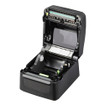 Sato WD212-409DN-EX1-2EBM thermal printer paper roll compartment detail shot