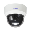 i-PRO WV-S65302-Z2-1 PTZ dome security camera mounted on exterior wall installation