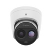 Hanwha TNM-C2712TDR bi-spectrum fire detection camera with thermal and visible light sensors