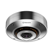 XNF-8010RVB Hanwha 6MP fisheye lens detail showing panoramic monitoring capability