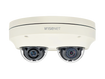 Hanwha PNM-7000VD/KWF 2MP multi-sensor vandal dome security camera front view