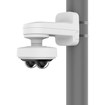 Hanwha SBP-050PMW Pole Mount Bracket