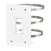i-PRO WV-QPL500S-W white pole mount bracket for surveillance cameras front view