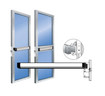 HES 8400LR Life-Safety Narrow Stile Mortise Exit Device