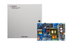 HES AQD4-4F1 power supply back panel showing wiring terminals and mounting bracket details